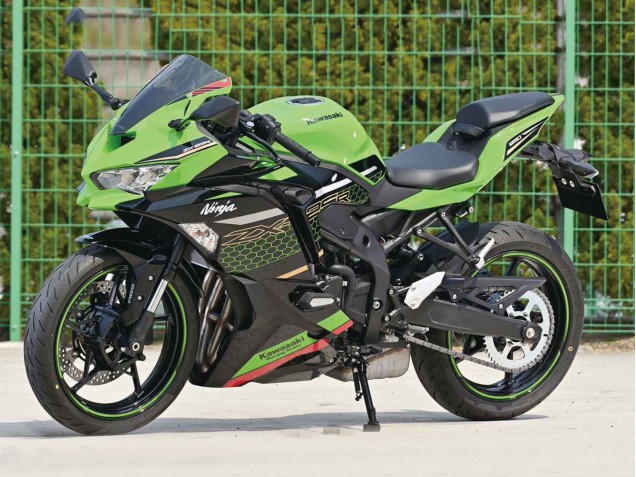 2019-2025 Kawasaki ZX25R ZX-25R Motorcycle Fairings - Green Black Red Honeycomb Canada