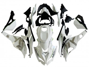 2019-2025 Kawasaki ZX25R ZX-25R Motorcycle Fairings - White Silver Green Black Trick Star Canada