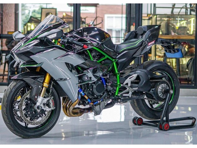 2015-2022 Kawasaki Ninja H2 Motorcycle Fairings - Grey Canada