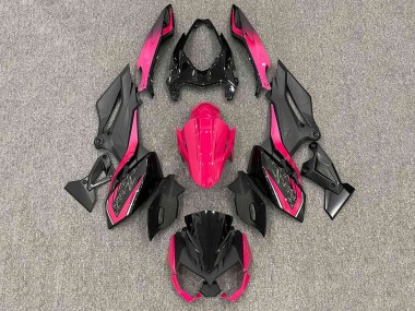 2018-2024 Kawasaki Z400 Motorcycle Fairings - Matte Black Bright Pink Canada