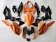 2018-2024 Kawasaki Z400 Motorcycle Fairings - Orange Glossy Black Canada