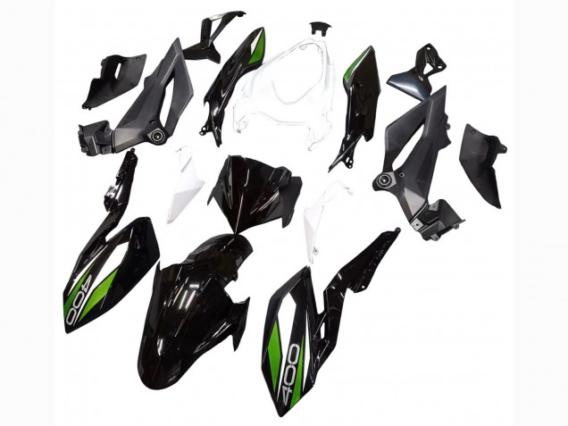 2018-2024 Kawasaki Z400 Motorcycle Fairings - White Glossy Black Green Canada