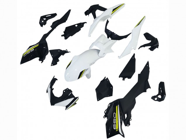 2020-2023 Kawasaki Ninja Z650 Motorcycle Fairings - White Black Green Canada