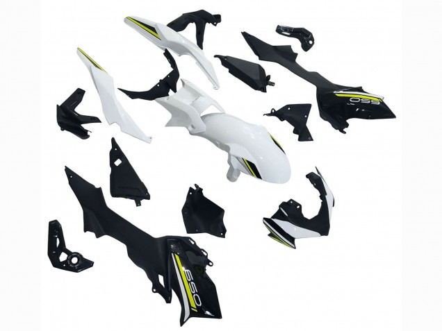 2020-2023 Kawasaki Ninja Z650 Motorcycle Fairings - White Black Green Canada