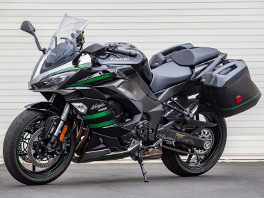 2020-2025 Kawasaki Z1000SX Motorcycle Fairings - Black with Green Lines Ninja Canada
