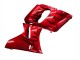 1998-2003 Kawasaki ZZR600 Motorcycle Fairings - Red with Black Flame Canada