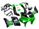1993-2007 Kawasaki ZZR400 Motorcycle Fairings - Green Glossy Black Green Monster Elf Touch4 Bridgestone Canada