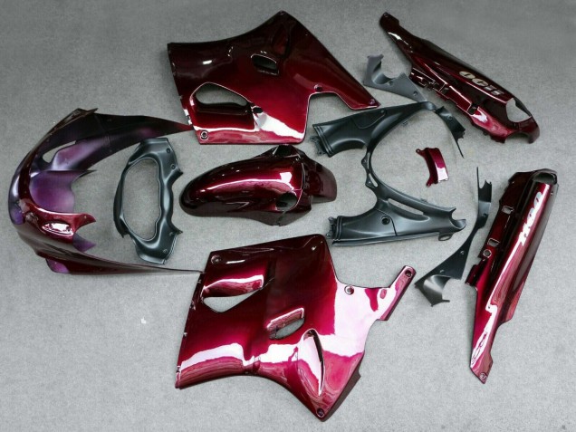 1993-2003 Kawasaki ZZR1100 Motorcycle Fairing - Dark Red Canada