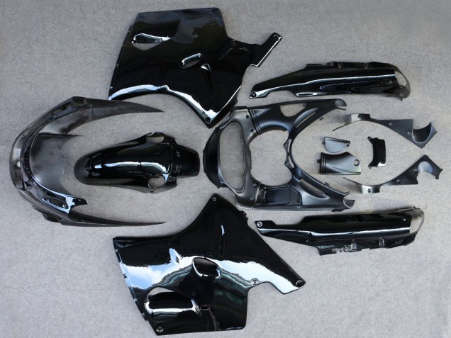 1993-2003 Kawasaki ZZR1100 Motorcycle Fairing - Glossy Black Canada