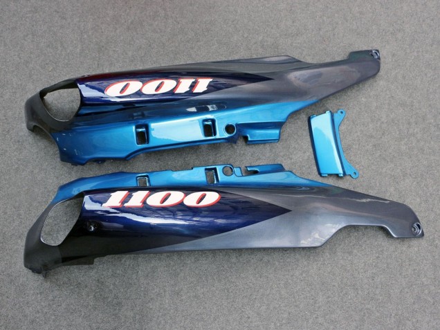 1993-2003 Kawasaki ZZR1100 Motorcycle Fairings - Glossy Blue Grey Canada