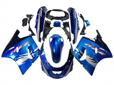 1993-2003 Kawasaki ZZR1100 Motorcycle Fairings - Blue Silver Black Canada