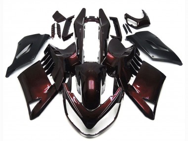 2007-2009 Kawasaki GTR1400/ZG1400 Motorcycle Fairings - Maroon Red Black Canada