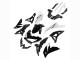 2022-2025 Kawasaki Versys 650 Motorcycle Fairings - Glossy Black White Canada