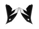 2022-2025 Kawasaki Versys 650 Motorcycle Fairings - Glossy Black White Canada