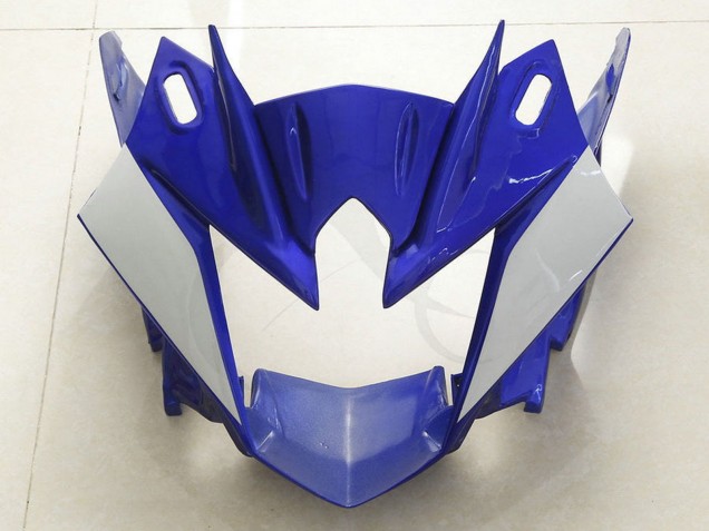 2009-2015 Yamaha FZ6R Motorcycle Fairing - Blue White Canada
