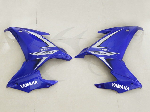 2009-2015 Yamaha FZ6R Motorcycle Fairing - Blue White Canada