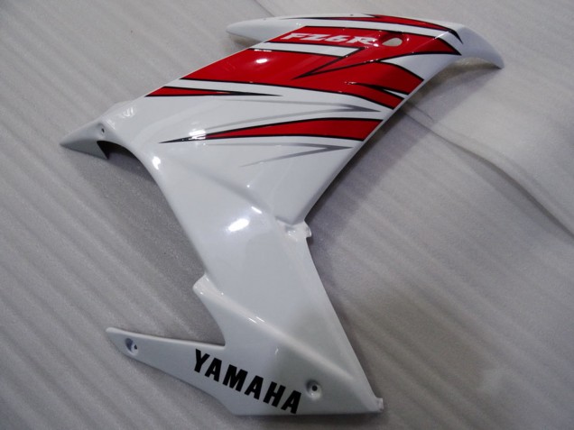 2009-2015 Yamaha FZ6R Motorcycle Fairings - White Red Black Canada