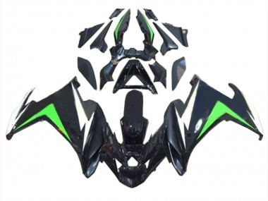 2009-2015 Yamaha FZ6R Motorcycle Fairings - Black White Green Canada
