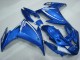 2009-2015 Yamaha FZ6R Motorcycle Fairings - Blue White Canada