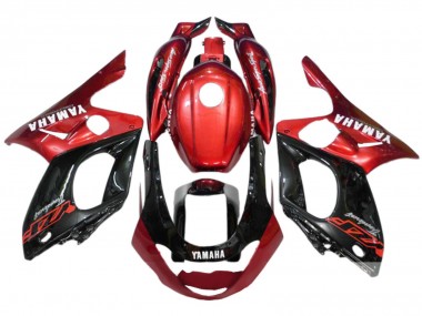 1996-2007 Yamaha YZF600R Thundercat Motorcycle Fairings - Red Black Silver Canada