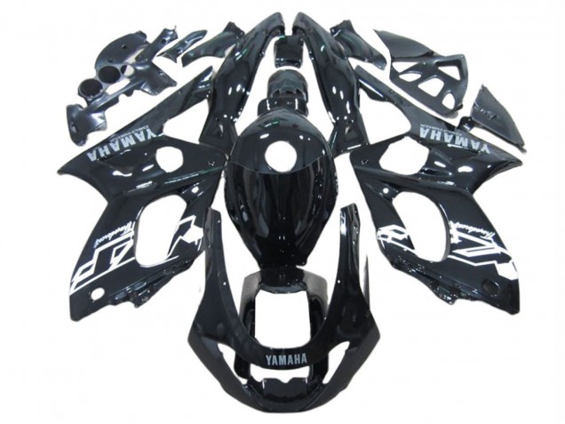 1996-2007 Yamaha YZF600R Thundercat Motorcycle Fairings - Glossy Black White Canada