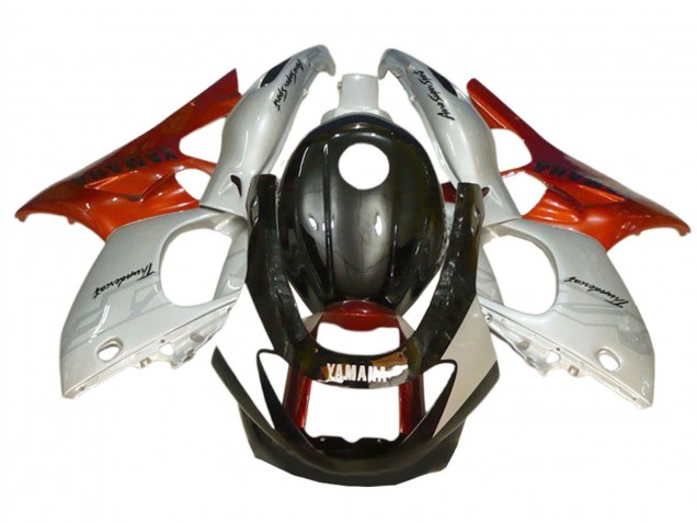1996-2007 Yamaha YZF600R Thundercat Motorcycle Fairings - Black Silver Burnt Orange Canada