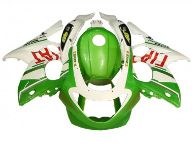 1996-2007 Yamaha YZF600R Thundercat Motorcycle Fairings - White Green Fiat Canada