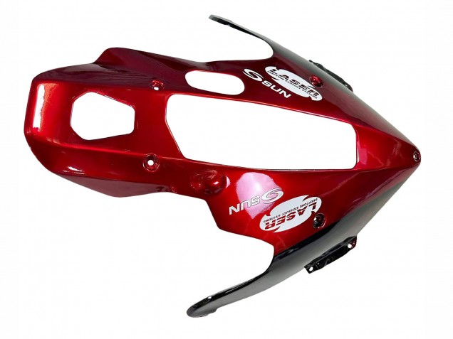 1997-2007 Yamaha YZF 1000R Thunderace Motorcycle Fairings - Black with Dark Red Flame Canada