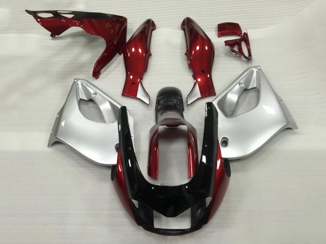 1997-2007 Yamaha YZF 1000R Thunderace Motorcycle Fairings - Burgundy Silver Canada