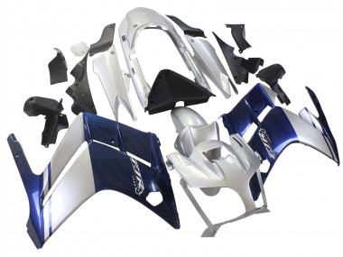 2001-2006 Yamaha FJR1300 Motorcycle Fairings - Dark Blue Silver Canada