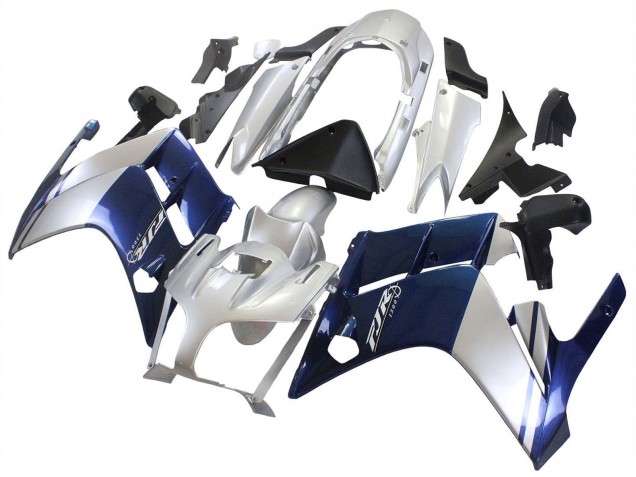 2001-2006 Yamaha FJR1300 Motorcycle Fairings - Dark Blue Silver Canada