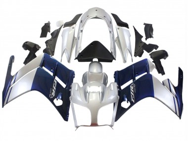 2001-2006 Yamaha FJR1300 Motorcycle Fairings - Dark Blue Silver Canada