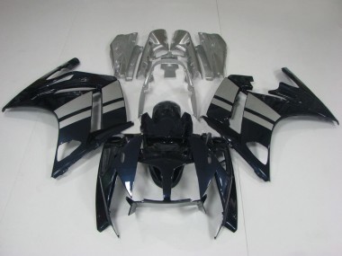 2001-2006 Yamaha FJR1300 Motorcycle Fairings - Glossy Black Silver Canada