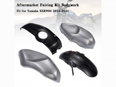 2016-2021 Yamaha XSR900 Motorcycle Fairings - Black Grey Canada