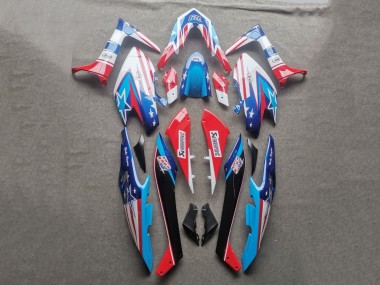 2019-2021 Yamaha TMAX560 Motorcycle Fairings - Light Blue Red Black Canada