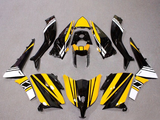 2012-2014 Yamaha TMAX530 Motorcycle Fairings - Glossy Black Yellow White Canada