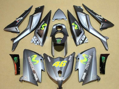 2012-2014 Yamaha TMAX530 Motorcycle Fairings - Grey Semakin Didepan MoviStar Yamalube 46 Canada