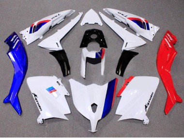 2012-2014 Yamaha TMAX530 Motorcycle Fairing - White Red Blue Canada