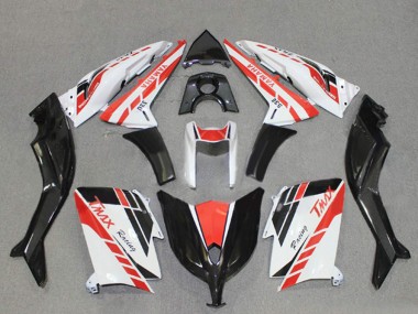 2012-2014 Yamaha TMAX530 Motorcycle Fairings - White Red Black Racing Canada