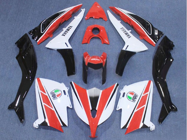 2012-2014 Yamaha TMAX530 Motorcycle Fairing - Red White Black Canada