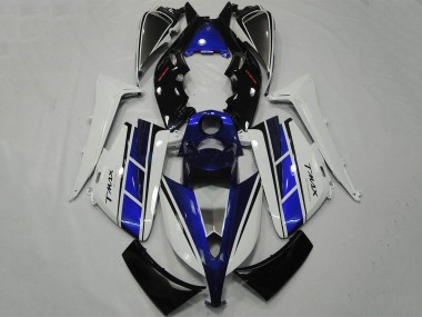 2012-2014 Yamaha TMAX530 Motorcycle Fairing - White Blue Black Canada