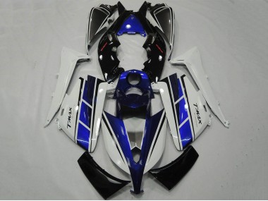 2012-2014 Yamaha TMAX530 Motorcycle Fairing - White Blue Black Canada