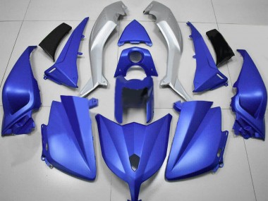 2012-2014 Yamaha TMAX530 Motorcycle Fairings - Matte Blue Silver Canada