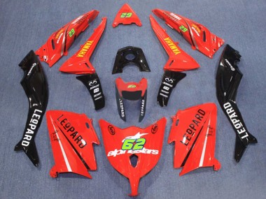 2012-2014 Yamaha TMAX530 Motorcycle Fairings - Red Black 62 Canada