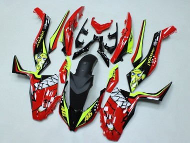 2017-2021 Yamaha XMAX300 Motorcycle Fairings - Red Yellow Black Shark 46 Canada