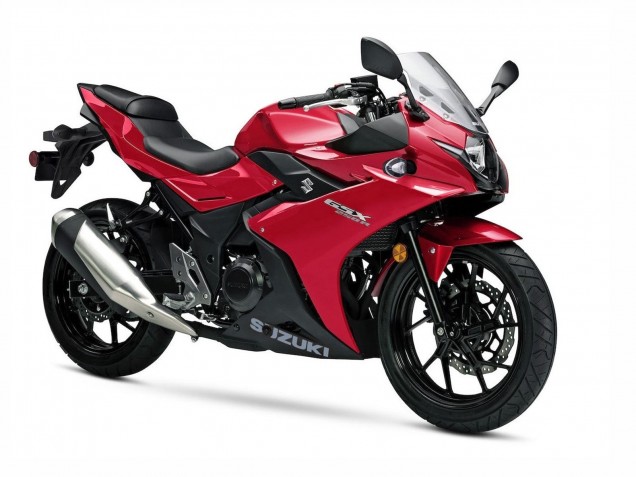 2017-2020 Suzuki GSX250R Motorcycle Fairings - Red Black Canada