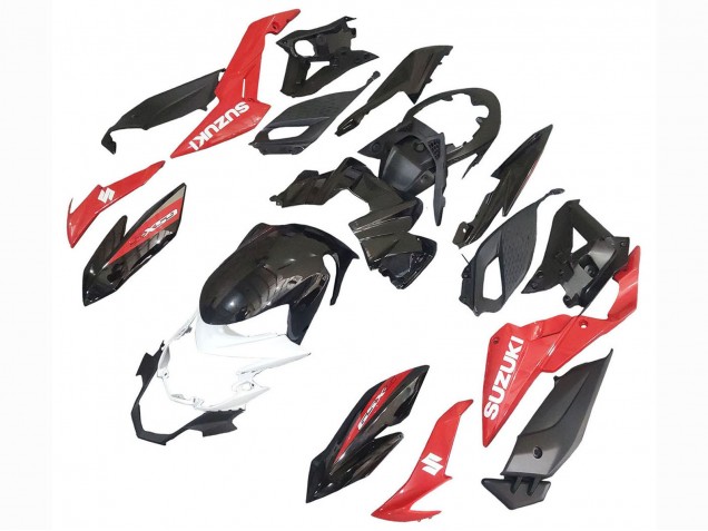 2017-2022 Suzuki GSX-S 750 Motorcycle Fairings - Red White Canada