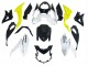 2017-2022 Suzuki GSX-S 750 Motorcycle Fairings - White Yellow Canada