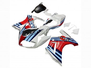 2003-2013 Suzuki SV650 Motorcycle Fairings - White Red Blue Martini Canada