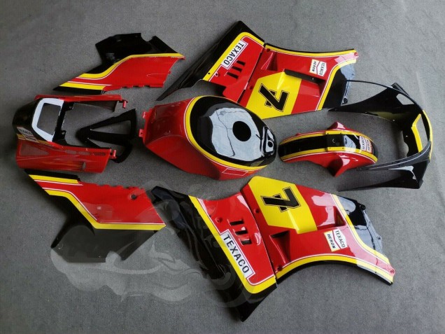 1984-1987 Suzuki RG400 RG500 RG400/500 Motorcycle Fairings - Red Yellow Black 7 Canada